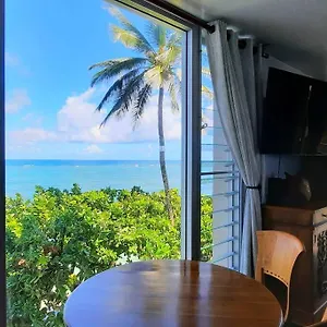 Breezy Beachfront Bali-style Haven 180 Degree Oceanview Hau'ula